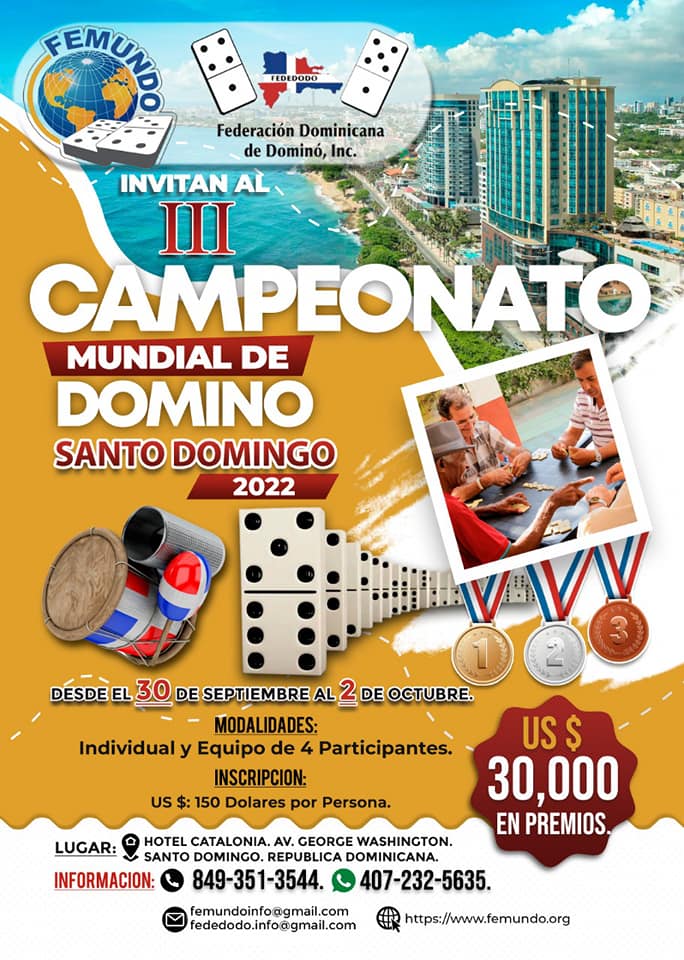 III Campeonato Mundial de Domino 2022 